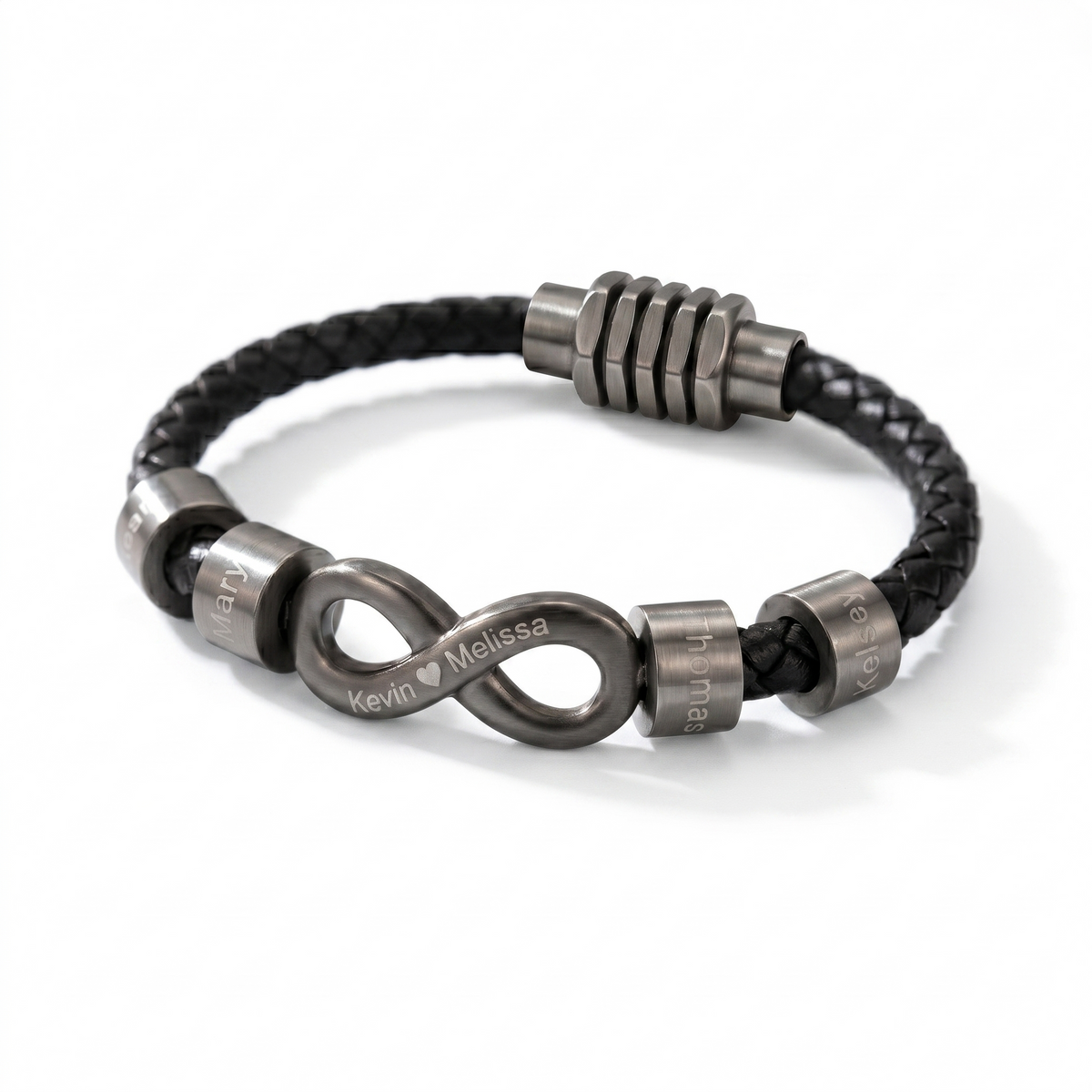 Pulsera Vínculo Infinito con nombres