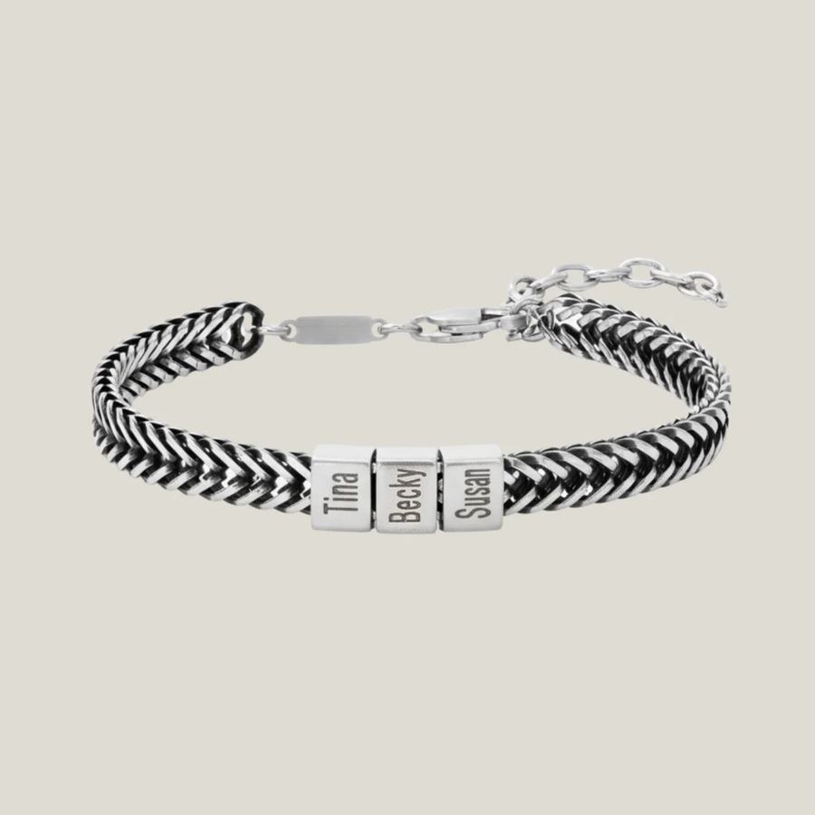 Pulsera para papá con nombre personalizado