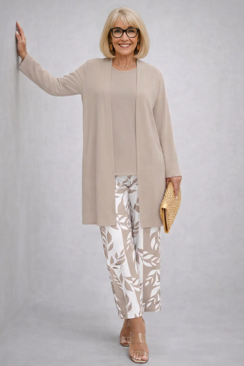 Jeryl | Conjunto de tres piezas Elegancia Clásica