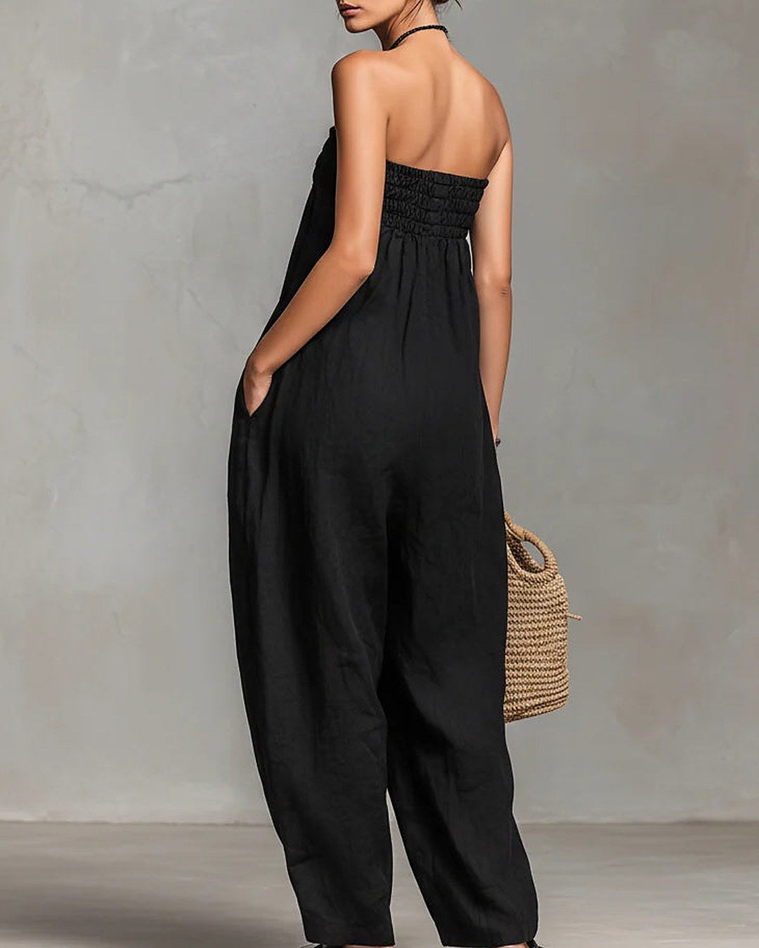 Nina | Mono Bandeau Elegante, Negro