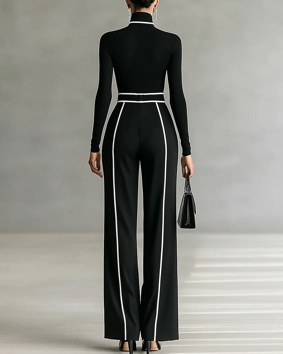 Vera | Conjunto Elegante con Detalle en Contraste