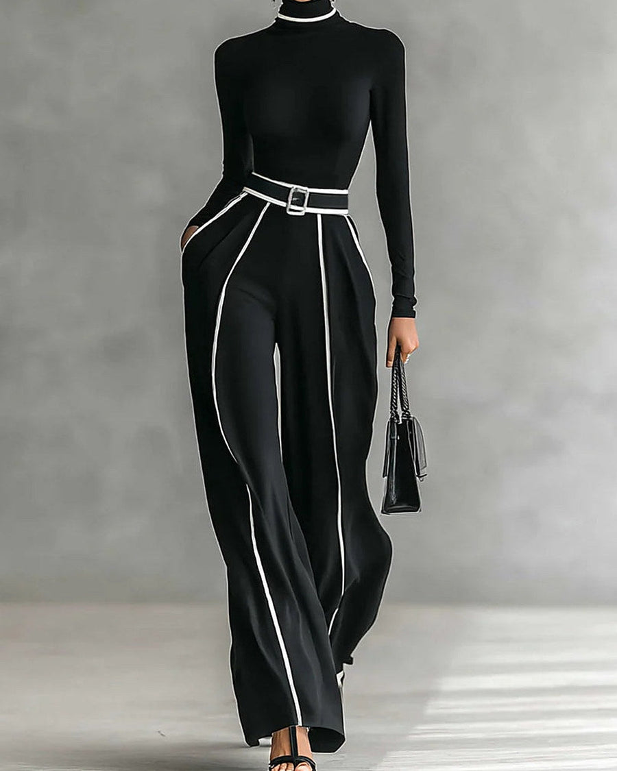 Vera | Conjunto Elegante con Detalle en Contraste