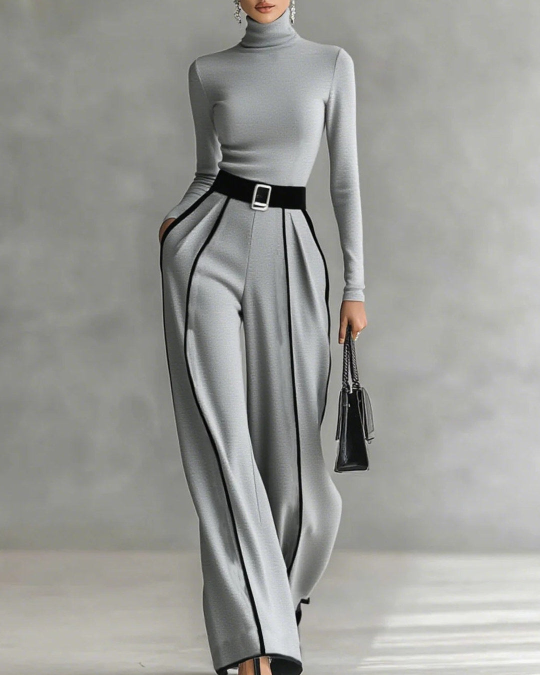 Vera | Conjunto Elegante con Detalle en Contraste