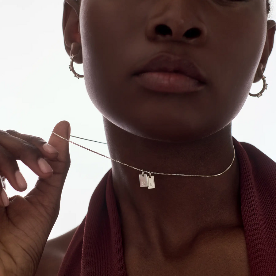 Collar con Iniciales Grabadas Willow